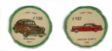 1947 Monarch; 1946 Lincoln